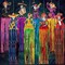 Day of the Dead Sugar Skull Hanging Decorations – 8PCS Dia de los Muertos Party Decor with Tassels, Mexican Skeleton Hanging Banners for Halloween, Día de los Muertos Festival, Indoor & Outdoor Fiesta Decorations